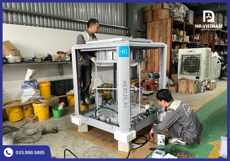 NP Việt Nam lắp ráp máy Keruila KM35 tại kho xưởng