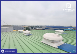 Các loại quạt thông gió mái nhà giúp công trình mát hơn 5-7°C