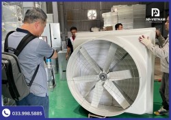 Lắp quạt thông gió nhà xưởng: Giải pháp tối ưu nhiệt độ và chi phí doanh nghiệp