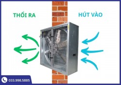 Lắp quạt thông gió nên hút vào hay thổi ra? Sai lầm dễ...