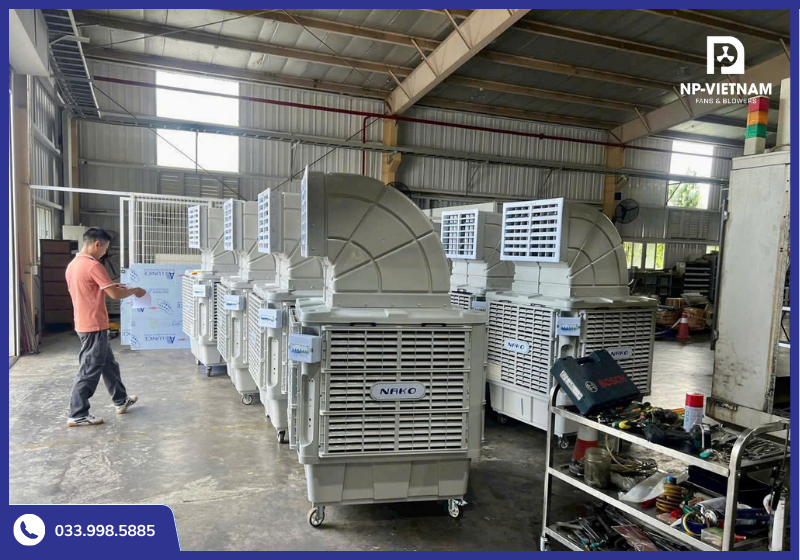 Sản  phẩm của NP Việt Nam được đưa vào lắp đặt và sử dụng tại nhiều doanh nghiệp