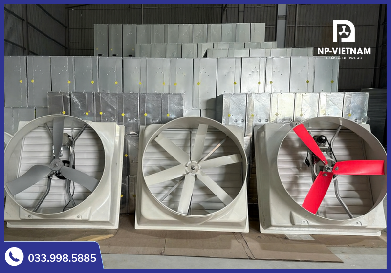 NP Việt Nam cung cấp đa dạng dòng quạt phù hợp cho việc lắp quạt thông gió không cần đục tường với mọi công suất.