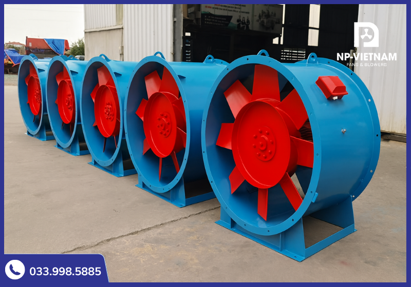 Quạt thông gió hướng trục