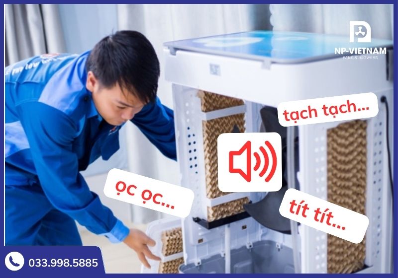 Bắt bệnh và xử lý các tiếng kêu lạ trên quạt hơi nước ngay tại nhà