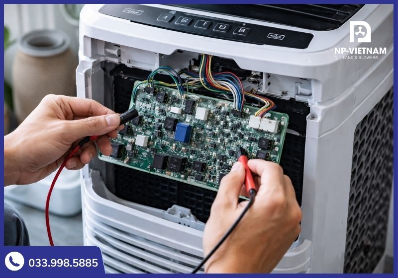 Hướng dẫn chi tiết cách sửa quạt hơi nước không quay dứt điểm từ chuyên gia kỹ thuật