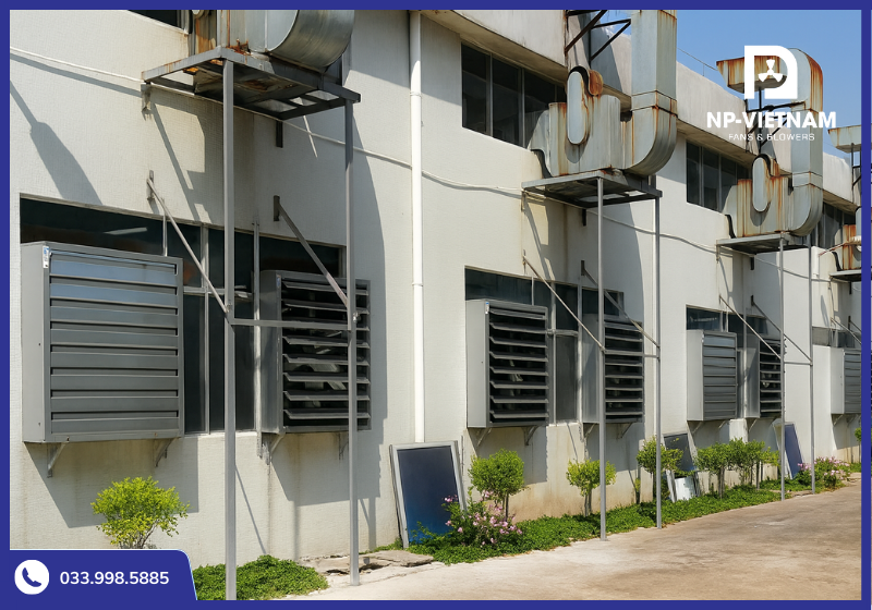 Lắp đặt quạt thông gió đúng cách sẽ mang lại nhiều lợi ích cho doanh nghiệp