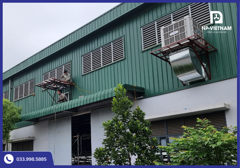 NP Việt Nam thi công hệ thống làm mát công nghiệp theo đúng kỹ thuật, đảm bảo hiệu quả vận hành lâu dài.