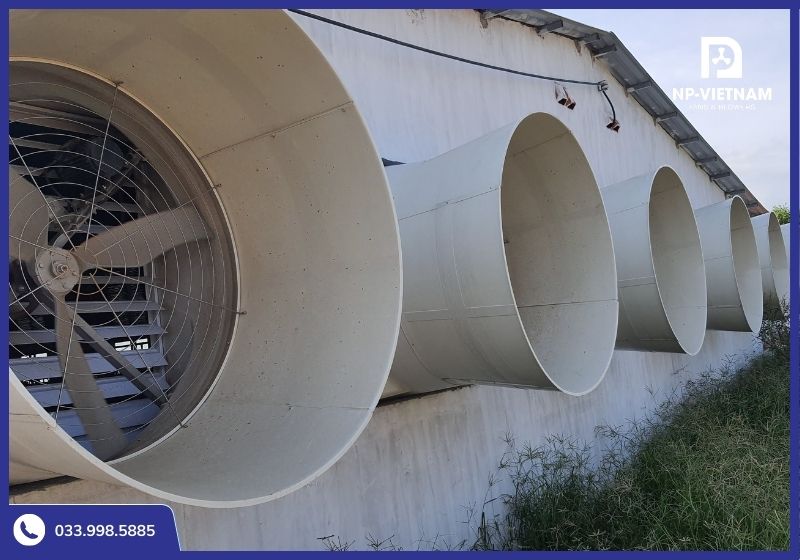 Quạt thông gió trang trại composite NAKO đặc biệt được ưa chuộng tại thị trường miền Nam