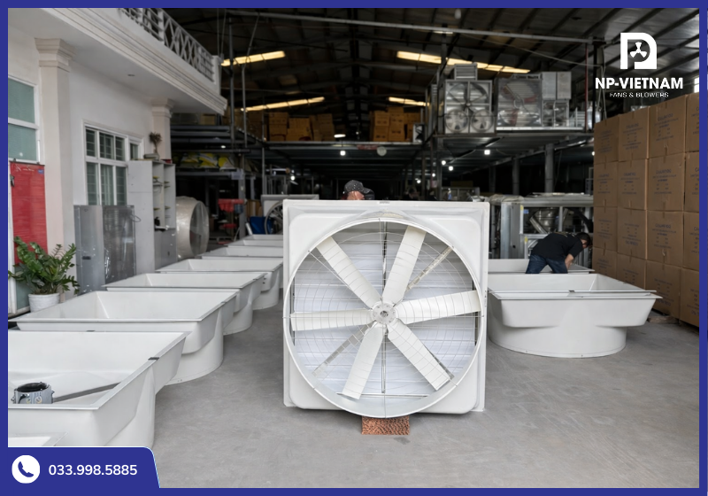 NP Việt Nam cung cấp quạt thông gió trang trại NAKO sẵn kho, giao hàng toàn quốc