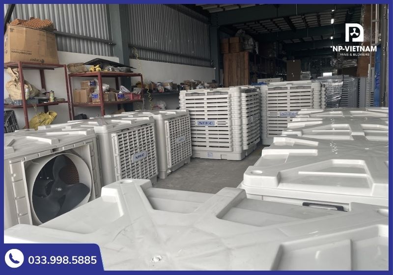 Kho hàng máy làm mát công nghiệp NAKO tại NP Việt Nam