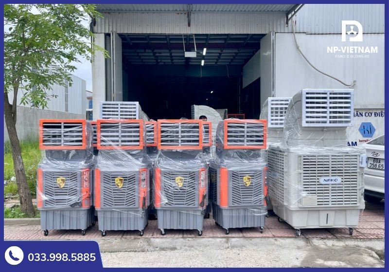 Kho quạt hơi nước đa dạng thương hiệu tại NP Việt Nam