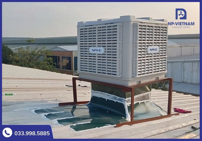 Quy trình chống thấm khi lắp máy air cooler xuyên mái tôn