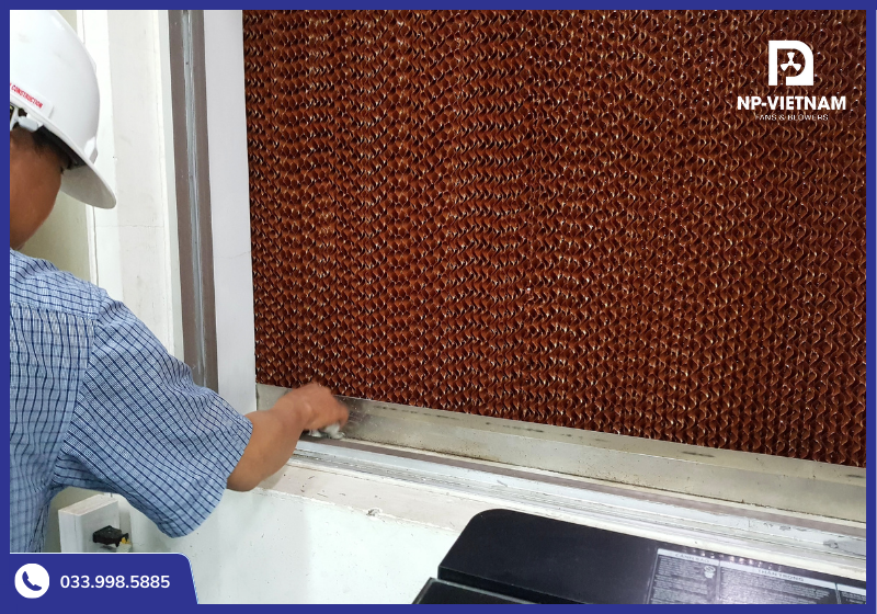 NP Việt Nam nhận thi công khung tấm cooling pad theo yêu cầu, bảo hành 12 tháng, lỗi 1 đổi 1