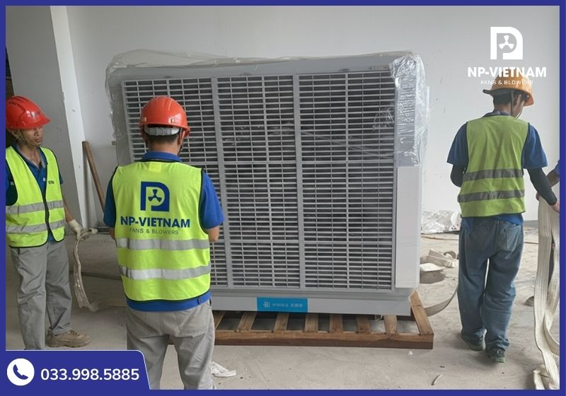 Lắp đặt máy làm mát công nghiệp cần tuân thủ theo những quy tắc chung để tối ưu hiệu suất làm mát