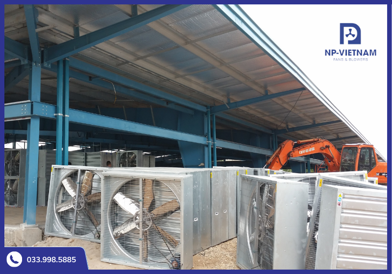 Khảo sát thực tế và kiểm tra vận hành trước khi đưa hệ thống quạt thông gió vào sử dụng.