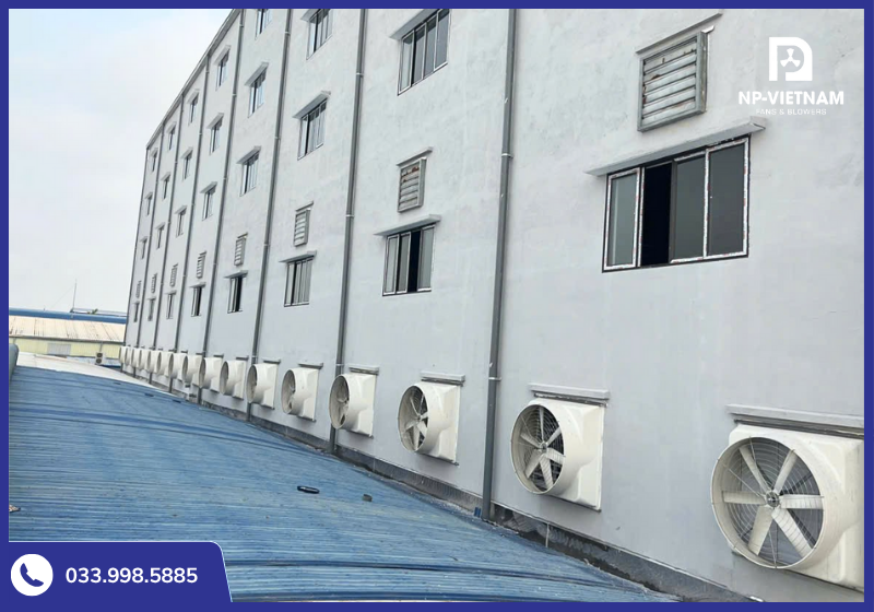 NP Việt Nam lắp đặt và thi công quạt hút công nghiệp với chi phí tối ưu nhất