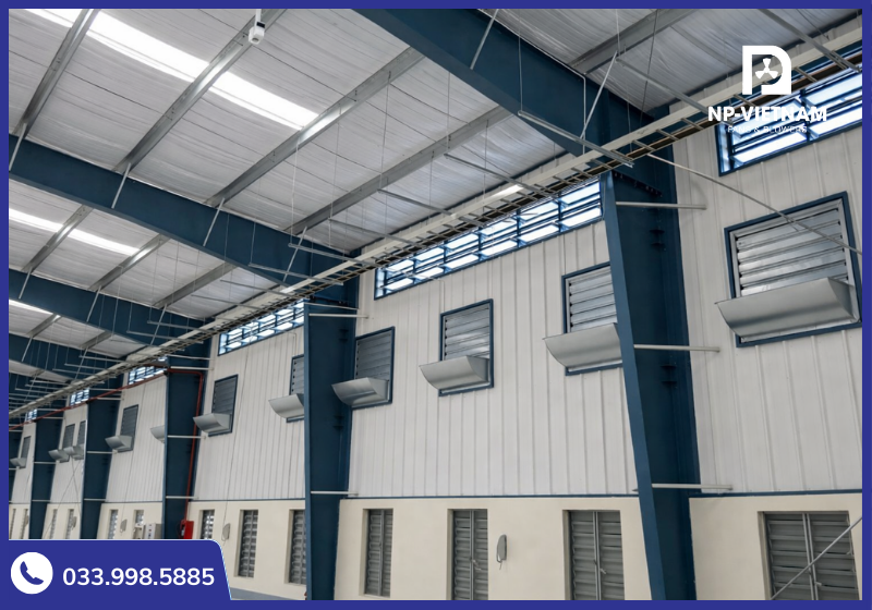 Giải pháp lắp quạt thông gió không cần đục tường giúp giữ nguyên kết cấu và thẩm mỹ cho công trình.