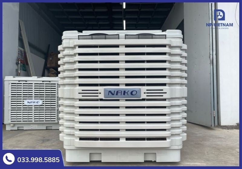 Máy làm mát Nako Air Cooler 30.000 phiên bản cao cấp tích hợp màn hình cảm ứng và điều khiển từ xa thông minh.