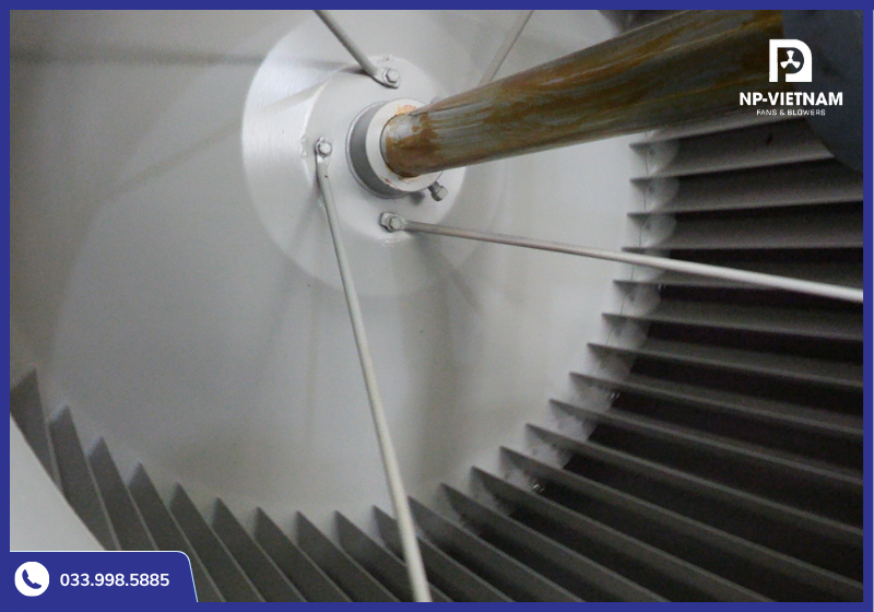 Máy sử dụng quạt ly tâm có công suất lớn