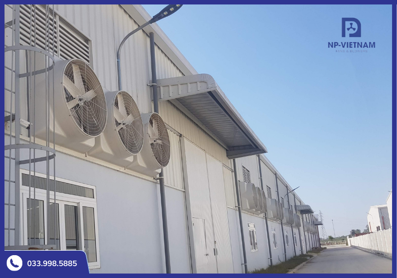 Thông gió cưỡng bức sử dụng quạt để kiểm soát luồng không khí