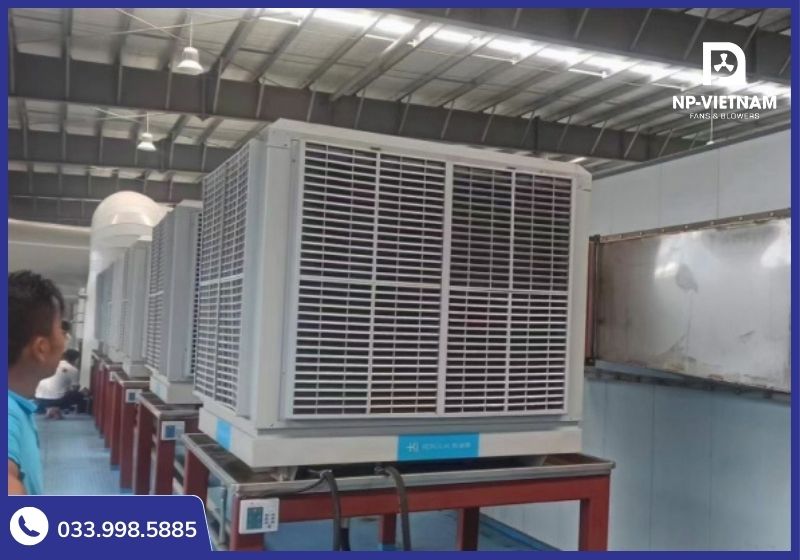 Quạt hơi nước loại lớn Keruilai KT40 tích hợp biến tần tiết kiệm điện năng