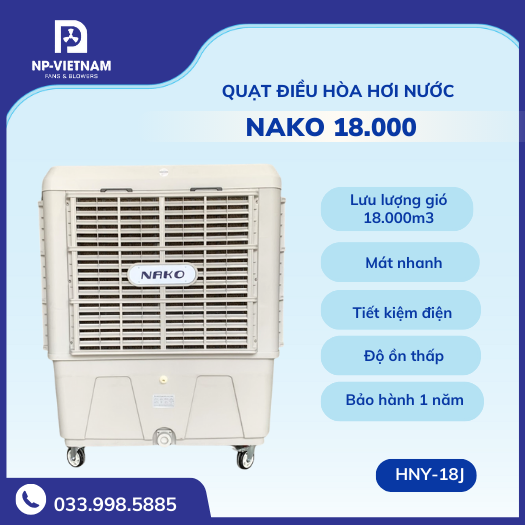 Quạt Điều Hòa Nako HNY-18J