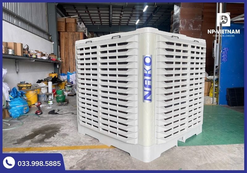 Quạt hơi nước to nhất phân khúc - NAKO Air Cooler 50.000 với lưu lượng gió siêu mạnh
