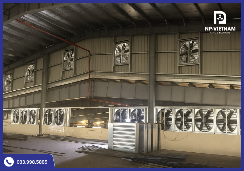Quạt hút công nghiệp NAKO – thương hiệu được nhiều doanh nghiệp Bình Dương tin dùng