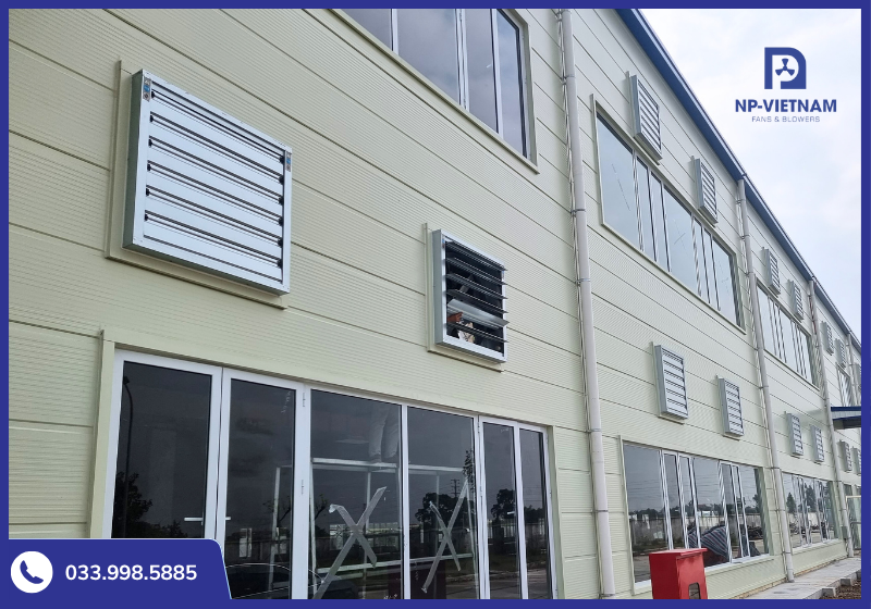 Quạt hút được ứng dụng trong nhiều môi trường công nghiệp, nhà xưởng