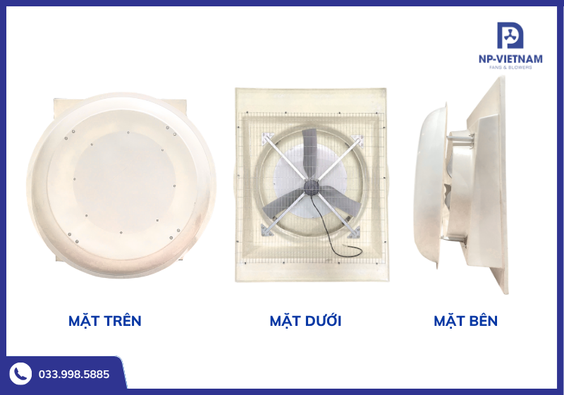 Sản phẩm nhìn từ các góc khác nhau