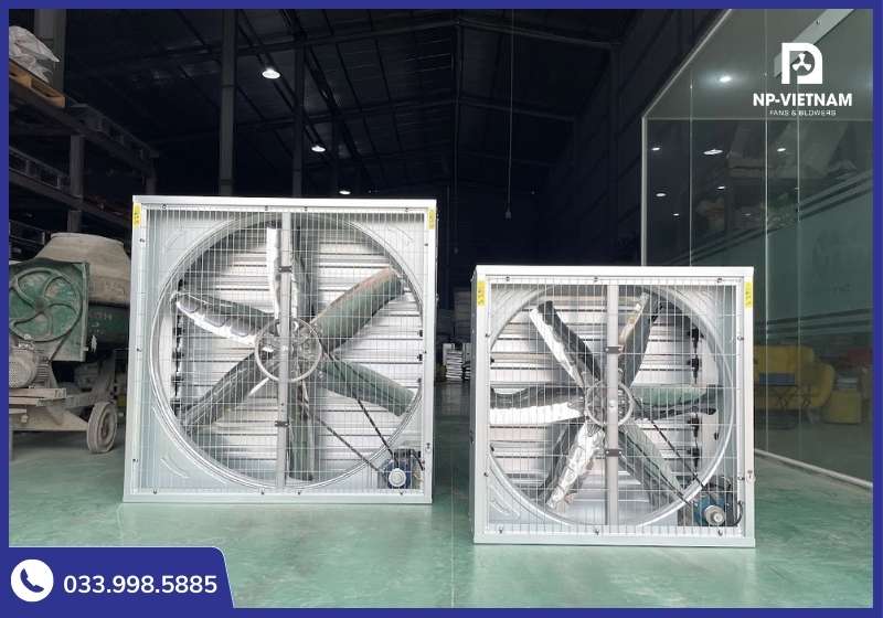 Dòng quạt NAKO do NP Việt Nam cung ứng với đa dạng kích thước, đáp ứng mọi nhu cầu lắp đặt công nghiệp.