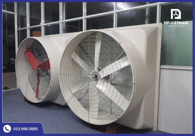 Quạt thông gió composite NAKO chống ăn mòn, vận hành ổn định trong môi trường khắc nghiệt