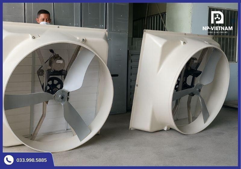 Quạt composite cánh nhôm đúc