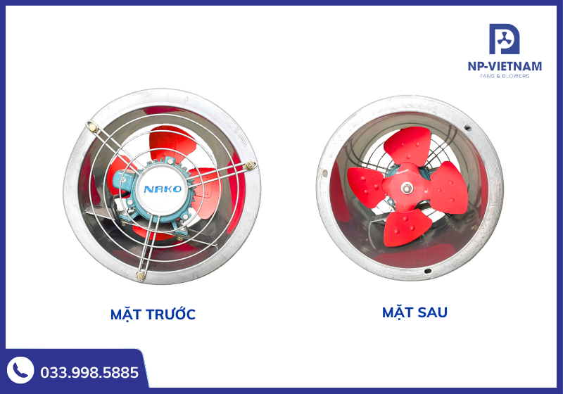 Thiết kế cấu trúc đơn giản của quạt giúp vệ sinh và bảo dưỡng dễ dàng hơn