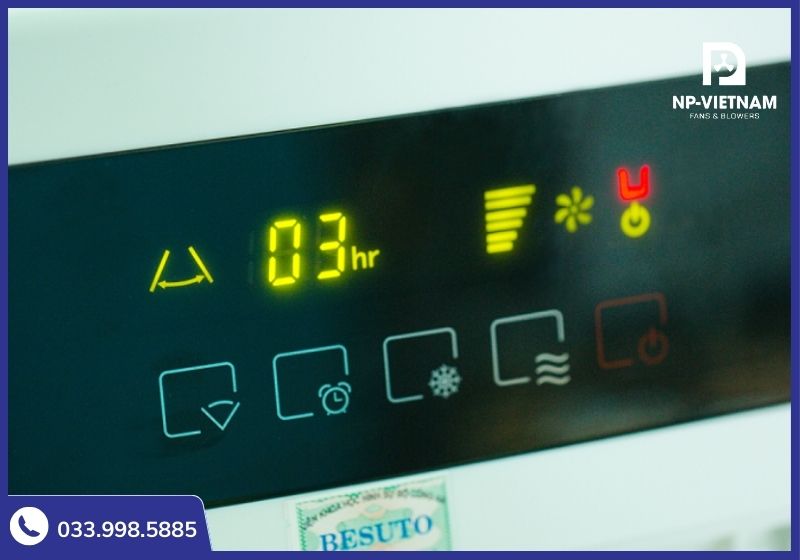 Dấu hiệu máy làm mát bị chập bảng điều khiển