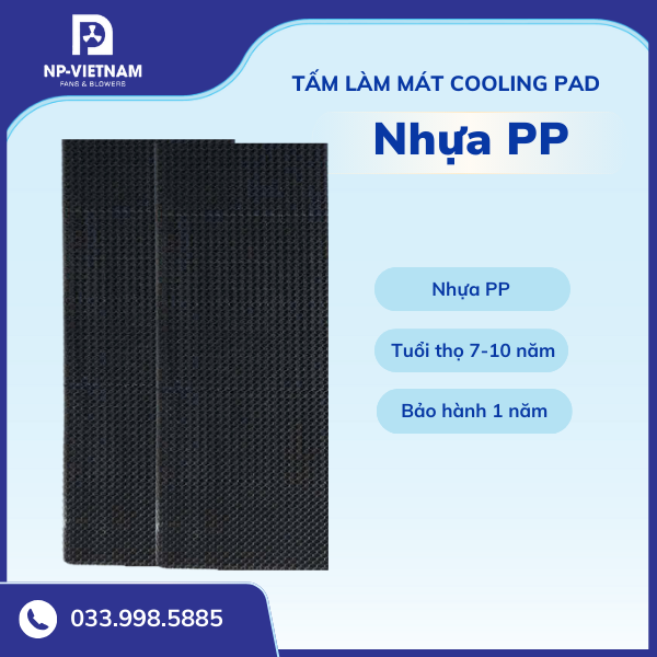 Tấm làm mát nhựa PP