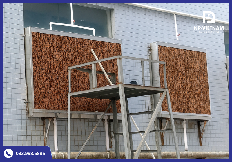 Tấm làm mát cooling pad chống rêu được ứng dụng tại nhiều nơi