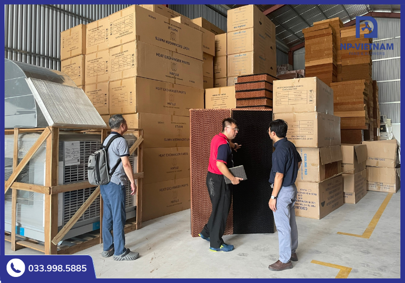 NP Việt Nam luôn có tấm làm mát sẵn kho để phục vụ kịp thời nhu cầu của khách hàng