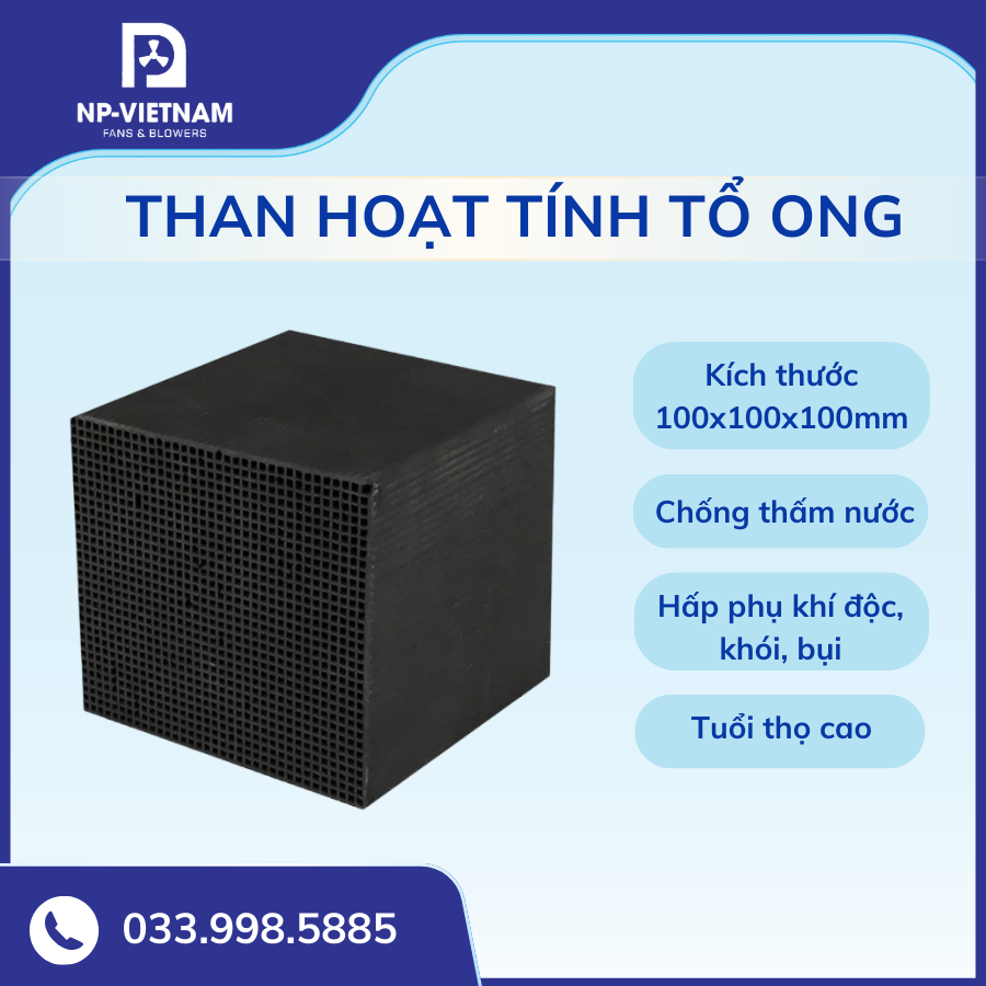 Than hoạt tính dạng tổ ong