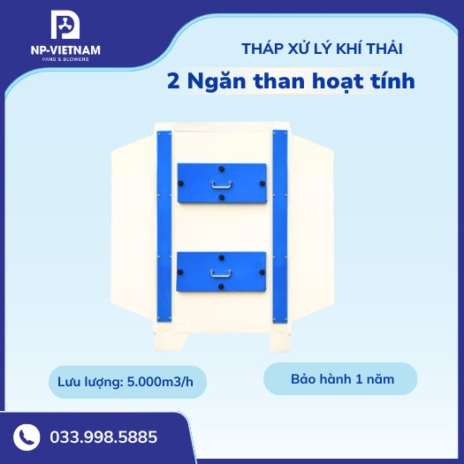 Tháp xử lý khí thải than hoạt tính