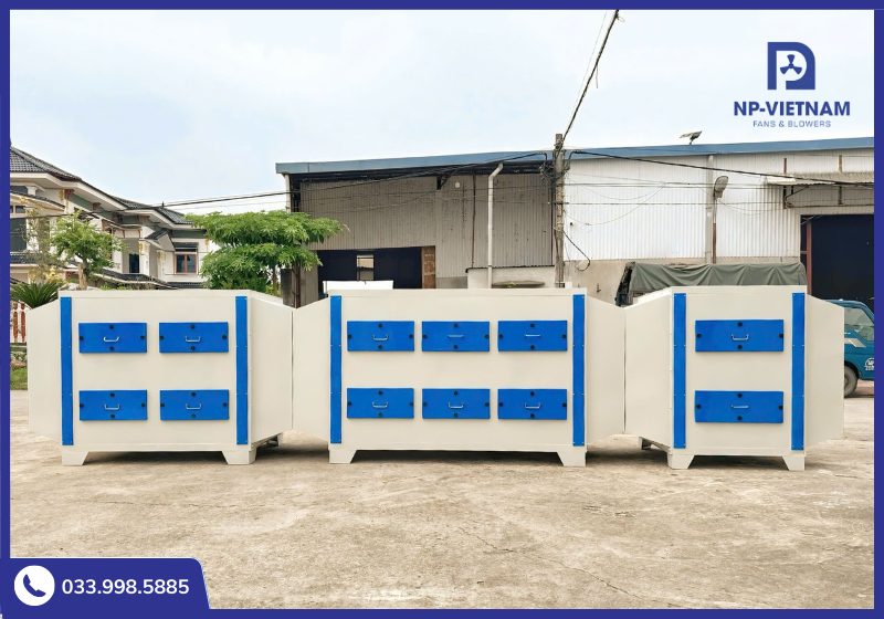 Các dòng tháp xử lý khí thải bằng than hoạt tính được doanh nghiệp tin dùng