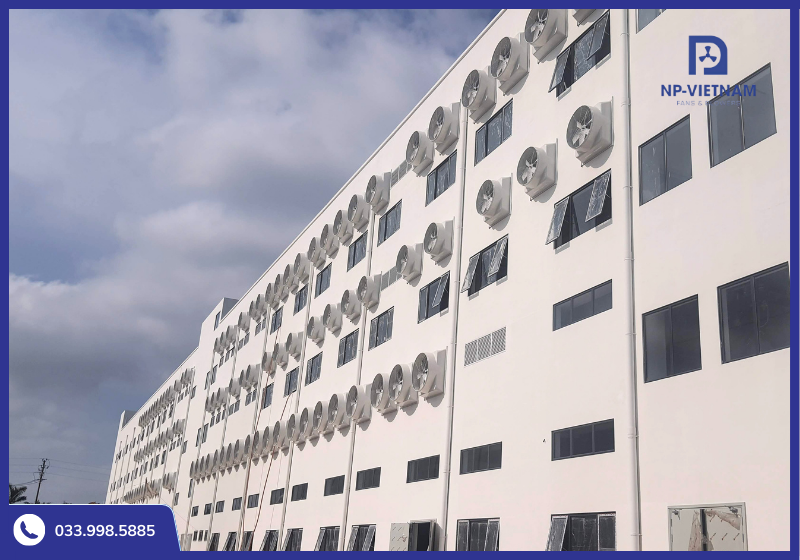 NP Việt Nam cung cấp thiết bị và giải pháp thông gió làm mát nhà xưởng