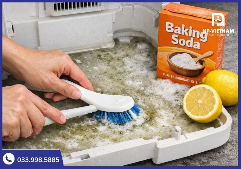 Sử dụng chanh và Baking Soda là cách khử mùi tanh của quạt hơi nước an toàn và tiết kiệm
