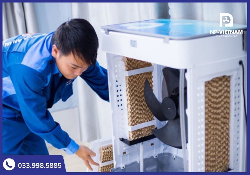 Cách vệ sinh quạt hơi nước và tháo máy an toàn chuẩn kĩ thuật